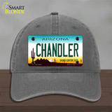 Chandler Arizona Novelty License Plate Hat Unconstructed Cotton / Charcoal