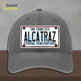 Alcatraz Novelty License Plate Hat Unconstructed Cotton / Charcoal