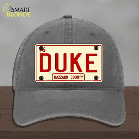 Duke Novelty License Plate Hat Unconstructed Cotton / Charcoal