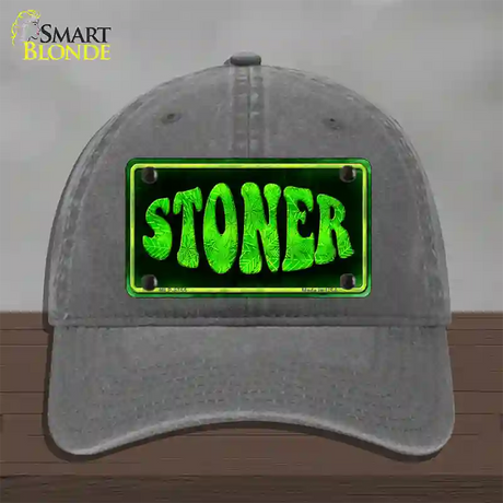 Stoner Novelty License Plate Hat Unconstructed Cotton / Charcoal