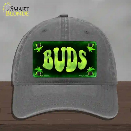 Buds Novelty License Plate Hat Unconstructed Cotton / Charcoal