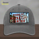 Pikes Place Novelty License Plate Hat Unconstructed Cotton / Charcoal