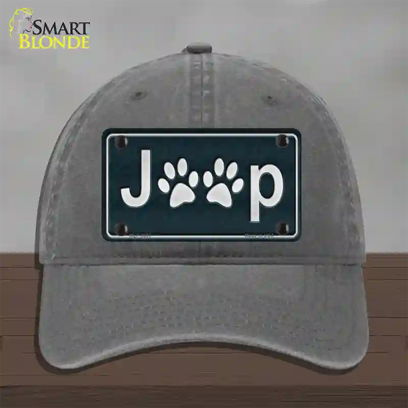 J**p Novelty License Plate Hat Unconstructed Cotton / Charcoal