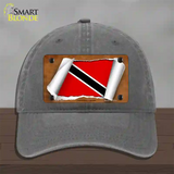 Trinidad & Tobago Flag Scroll Novelty License Plate Hat Unconstructed Cotton / Charcoal