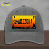 Snake Arizona Scenic Novelty License Plate Hat Unconstructed Cotton / Charcoal