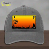 Snake Blank Scenic Novelty License Plate Hat Unconstructed Cotton / Charcoal