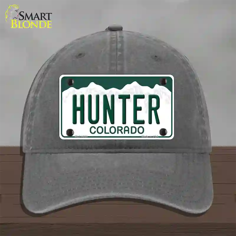 Hunter Colorado Novelty License Plate Hat Unconstructed Cotton / Charcoal