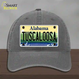 Tuscaloosa Alabama Novelty License Plate Hat Unconstructed Cotton / Charcoal