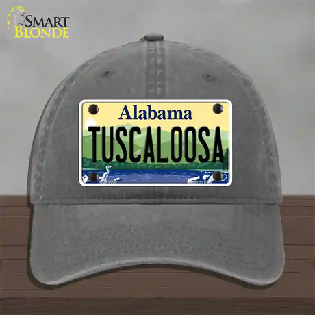 Tuscaloosa Alabama Novelty License Plate Hat Unconstructed Cotton / Charcoal