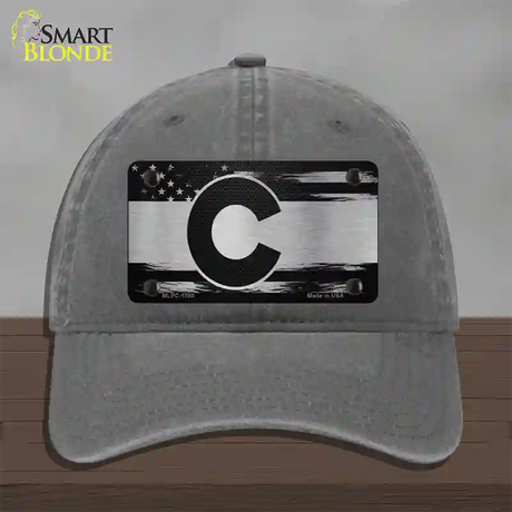 Colorado Carbon Fiber Novelty License Plate Hat Unconstructed Cotton / Charcoal