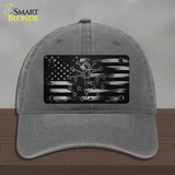 Indiana Carbon Fiber Novelty License Plate Hat Unconstructed Cotton / Charcoal