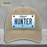 Hunter Missouri Novelty License Plate Hat Unconstructed Cotton / Khaki