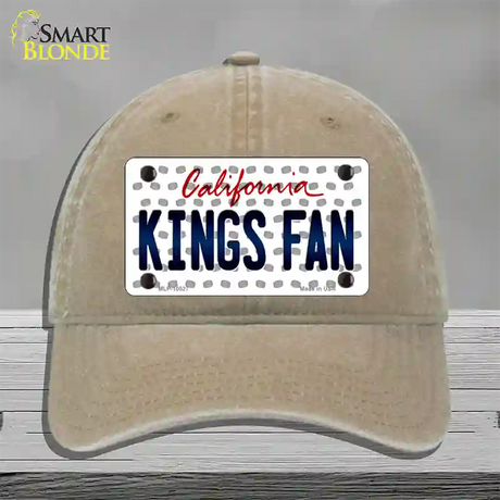 Kings Fan California Novelty License Plate Hat Unconstructed Cotton / Khaki