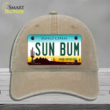 Sun Bum Arizona Novelty License Plate Hat Unconstructed Cotton / Khaki