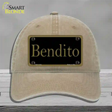 Bendito Novelty License Plate Hat Unconstructed Cotton / Khaki