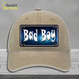 Bad Boy Novelty License Plate Hat Unconstructed Cotton / Khaki