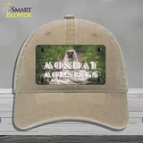 Monday Mornings Novelty License Plate Hat Unconstructed Cotton / Khaki