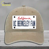 UC Berkeley Fan Novelty License Plate Hat Unconstructed Cotton / Khaki