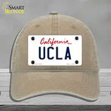 UCLA Novelty License Plate Hat Unconstructed Cotton / Khaki