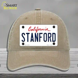 Stanford Novelty License Plate Hat Unconstructed Cotton / Khaki