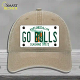 Go Bulls Novelty License Plate Hat Unconstructed Cotton / Khaki