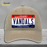 Vandals Novelty License Plate Hat Unconstructed Cotton / Khaki