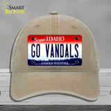 Go Vandals Novelty License Plate Hat Unconstructed Cotton / Khaki