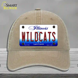 Wildcats Novelty License Plate Hat Unconstructed Cotton / Khaki