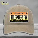 Boilermakers Fan Novelty License Plate Hat Tag Unconstructed Cotton / Khaki