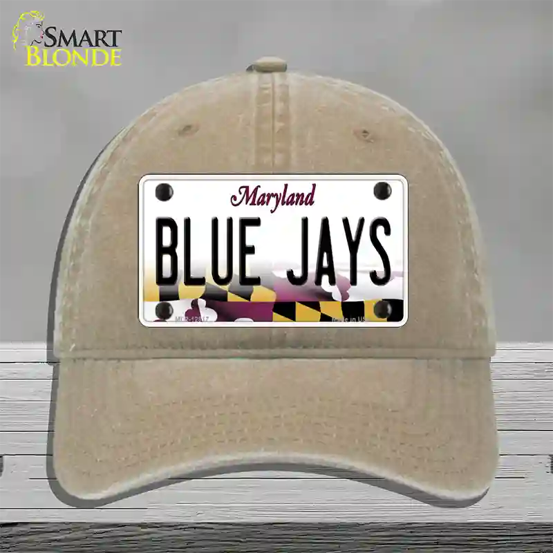 Blue Jays Novelty License Plate Hat Unconstructed Cotton / Khaki