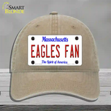 Eagles Fan Novelty License Plate Hat Unconstructed Cotton / Khaki