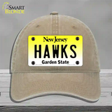 Hawks Novelty License Plate Hat Unconstructed Cotton / Khaki