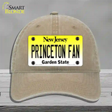 Princeton Fan Novelty License Plate Hat Unconstructed Cotton / Khaki