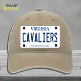 Cavaliers Novelty License Plate Hat Unconstructed Cotton / Khaki