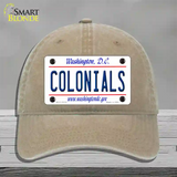 Colonials Novelty License Plate Hat Unconstructed Cotton / Khaki