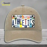 As Strip Art Novelty License Plate Hat Tag Unconstructed Cotton / Khaki