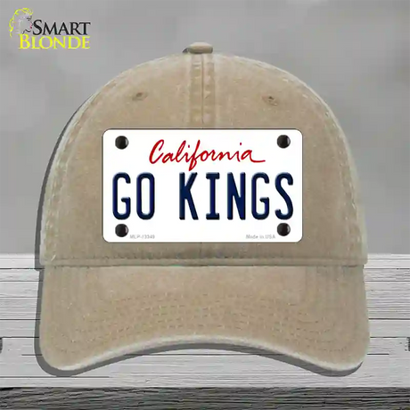 Go Kings California Novelty License Plate Hat Tag Unconstructed Cotton / Khaki