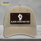 Black Lives Matter Brick Novelty License Plate Hat Tag Unconstructed Cotton / Khaki