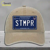 Stmpr Tennessee Blue Novelty License Plate Hat Tag Unconstructed Cotton / Khaki