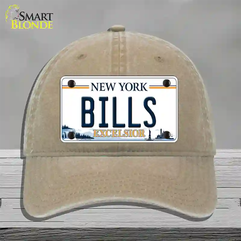 Bills New York Excelsior Novelty License Plate Hat Unconstructed Cotton / Khaki