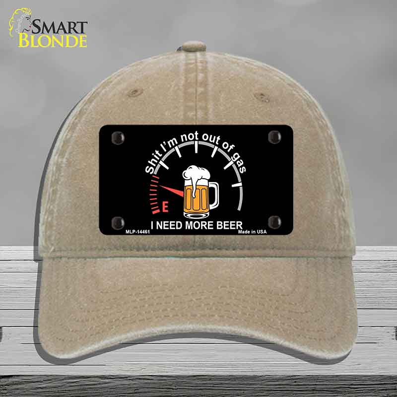 I Need More Beer Novelty License Plate Hat HAT-MLP-14461