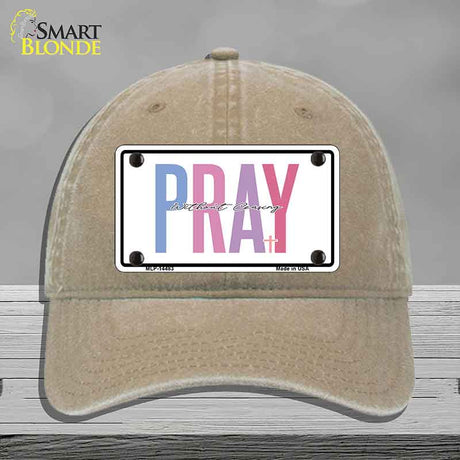 Pray Without Ceasing Novelty License Plate Hat HAT-MLP-14483