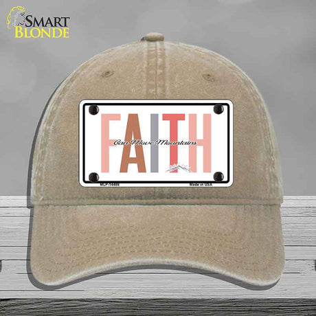 Faith Can Move Mountains Novelty License Plate Hat HAT-MLP-14486