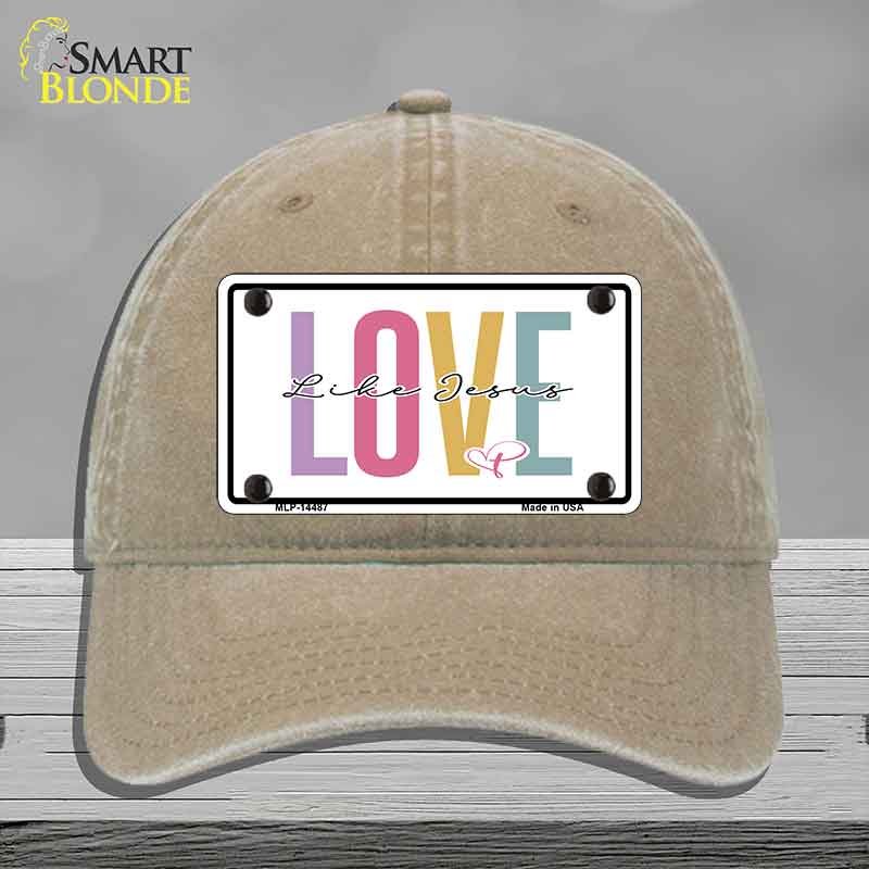 Love Like Jesus Novelty License Plate Hat HAT-MLP-14487