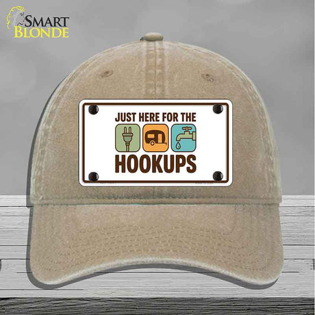 Just Here for the Hookups Novelty License Plate Hat HAT-MLP-14531