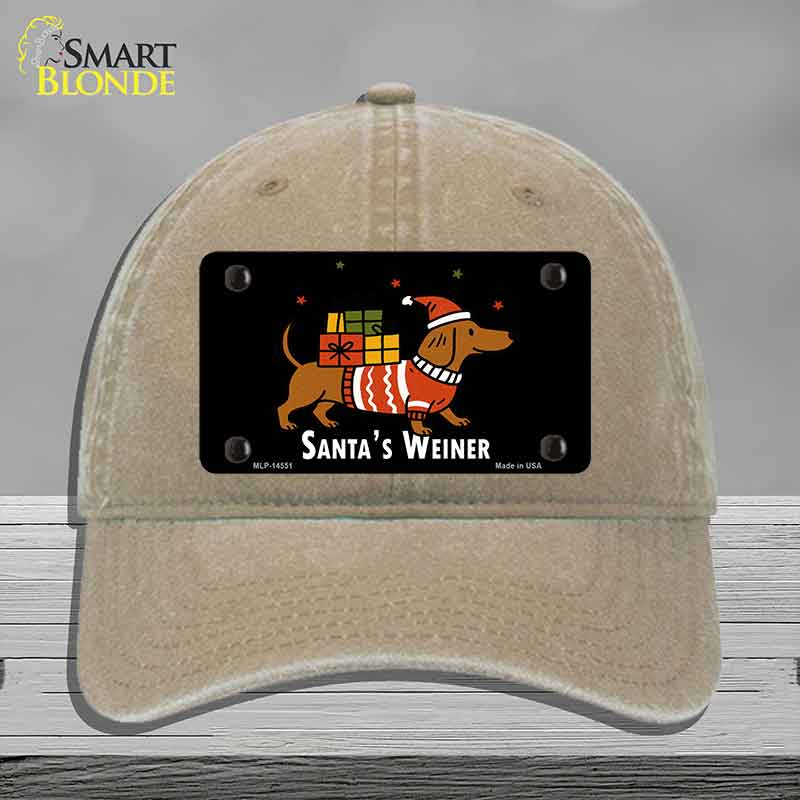 Santas Weiner Novelty License Plate Hat HAT-MLP-14551