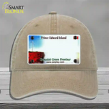 Prince Edward Island Novelty License Plate Hat Unconstructed Cotton / Khaki