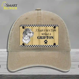 Pencil Sketch Grifton Novelty License Plate Hat Unconstructed Cotton / Khaki