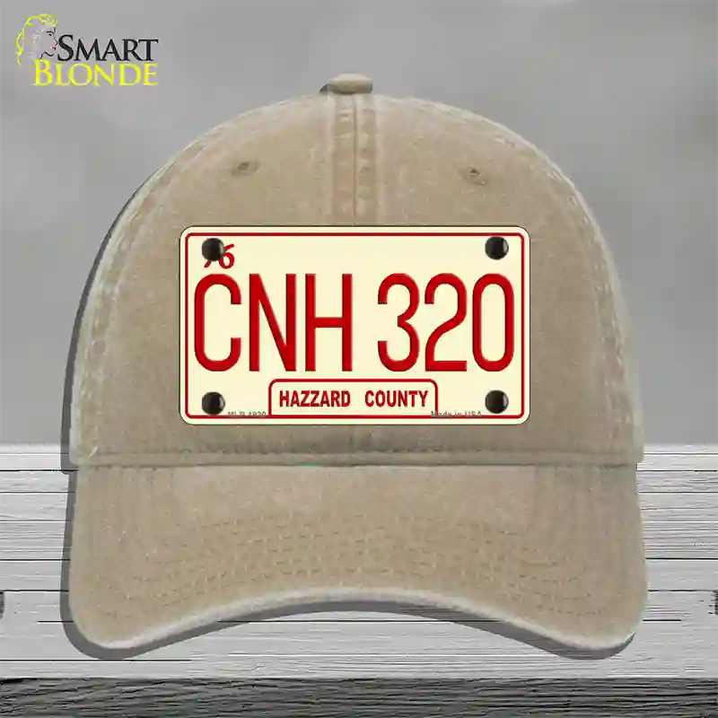 CNH 320 Novelty License Plate Hat Unconstructed Cotton / Khaki