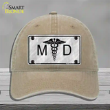 MD Novelty License Plate Hat Unconstructed Cotton / Khaki